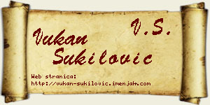 Vukan Šukilović vizit kartica